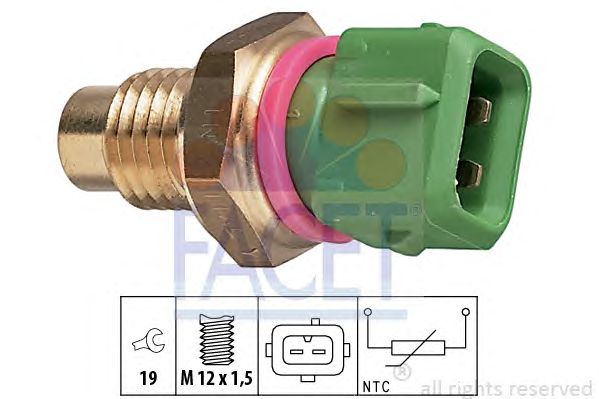 Senzor,temperatura lichid de racire CITROEN AX/BX/XM/ZX