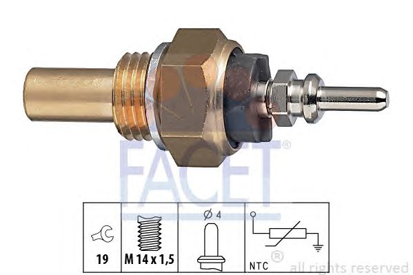 Senzor,temperatura lichid de racire MERCEDES-BENZ OM601-606/615-617