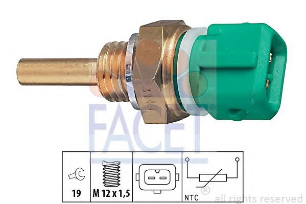 Senzor,temperatura lichid de racire CITROEN XANTIA/XM