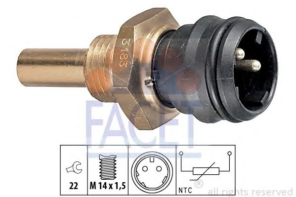 Senzor,temperatura lichid de racire MERCEDES-BENZ M111/OM602-604