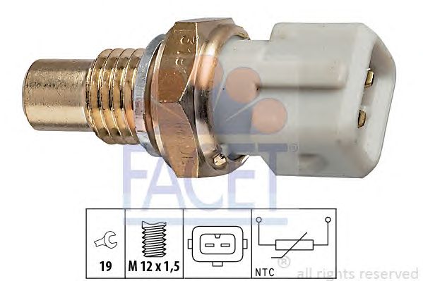 Senzor,temperatura lichid de racire RENAULT CLIO/LAGUNA/MEGANE