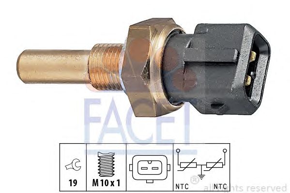 Senzor,temperatura lichid de racire VW A80/100 2,0-2,3