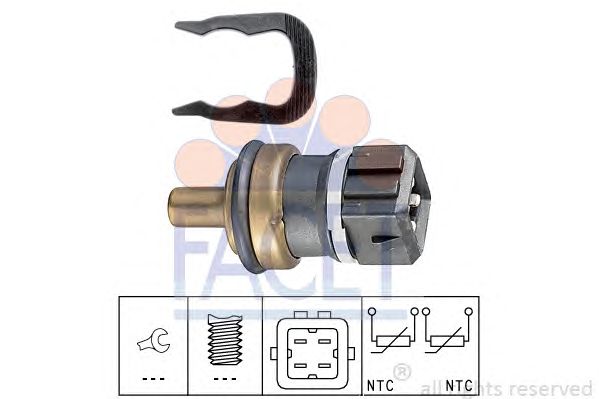 Senzor,temperatura lichid de racire VW 4-STYKI A4/A6