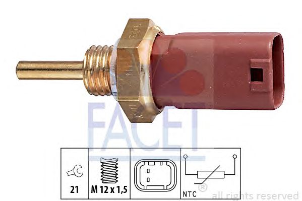 Senzor,temperatura lichid de racire FIAT MAREA 1,9/2,4 JTD