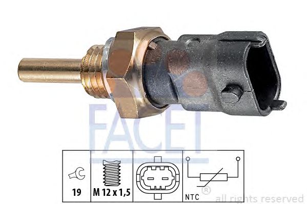 Senzor,temperatura lichid de racire OPEL ASTRA G/VECTRA B 1,8