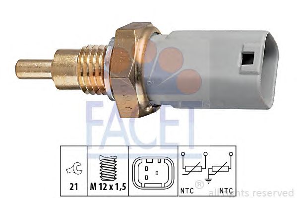 Senzor,temperatura lichid de racire FIAT BRAVO/BRAVA/ALFA