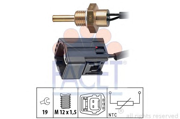 Senzor,temperatura lichid de racire VOLVO S/V/C