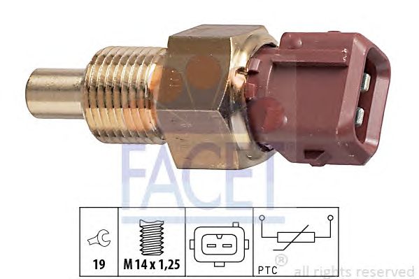 Senzor,temperatura lichid de racire CITROEN BERLINGO/JUMPER/SAXO