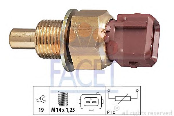 Senzor,temperatura lichid de racire CITROEN SAXO/XSARA/XANTIA