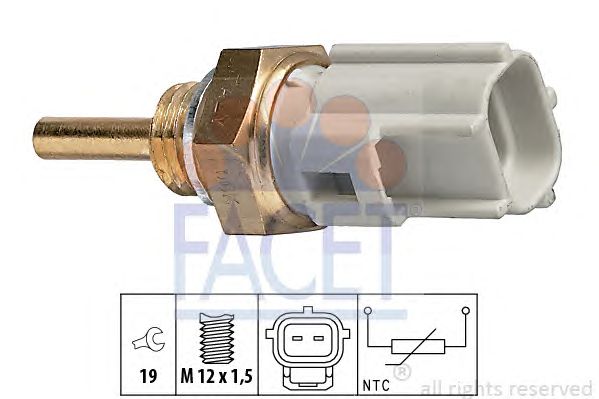 Senzor,temperatura lichid de racire PEUGEOT C1/107/TOYOTA