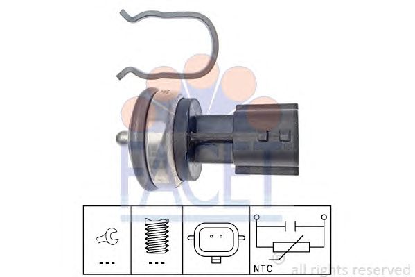 Senzor,temperatura lichid de racire RENAULT CLIO 1,2-1,6 05-