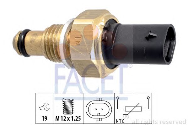 Senzor,temperatura lichid de racire MERCEDES-BENZ OM646/651 C-CLASSE CDI 07