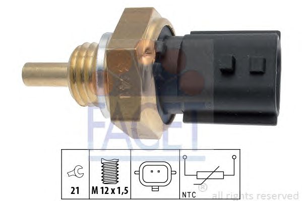 Senzor,temperatura lichid de racire RENAULT MEGANE 1,4-2,0 03-