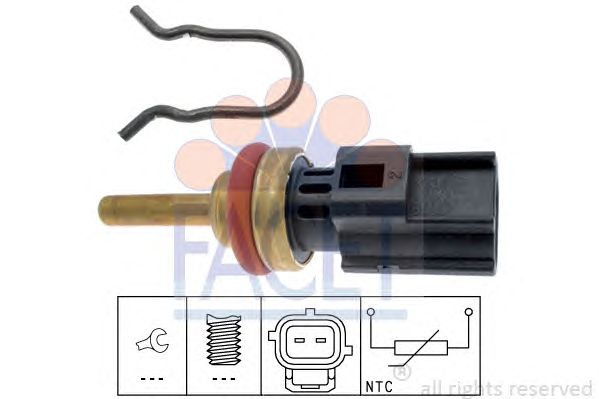 Senzor,temperatura lichid de racire VOLVO C30/70/S40/80 06-