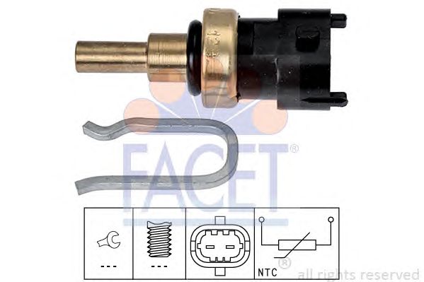 Senzor,temperatura lichid de racire OPEL CORSA 1,3 CDTI 06-