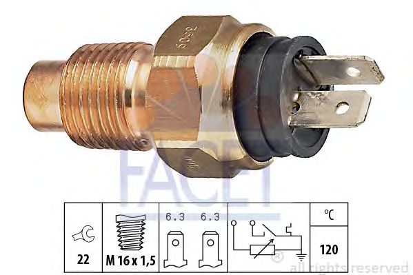 Senzor,temperatura lichid de racire ALFA 145/155/156 1,4-2,5 V6