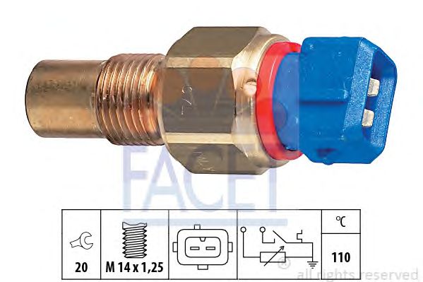 Senzor,temperatura lichid de racire CITROEN JUMPER/BOXER 1,9D