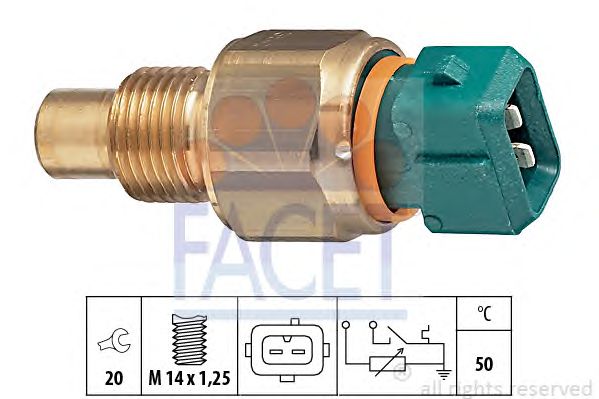 Senzor,temperatura lichid de racire CITROEN BERLINGO 1,9D