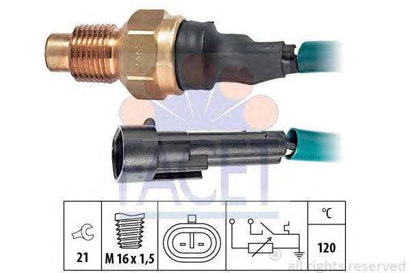 Senzor,temperatura lichid de racire ALFA 145/146/155