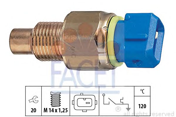 Comutator temperatura, racire PEUGEOT 106 1,0-1,4 -96