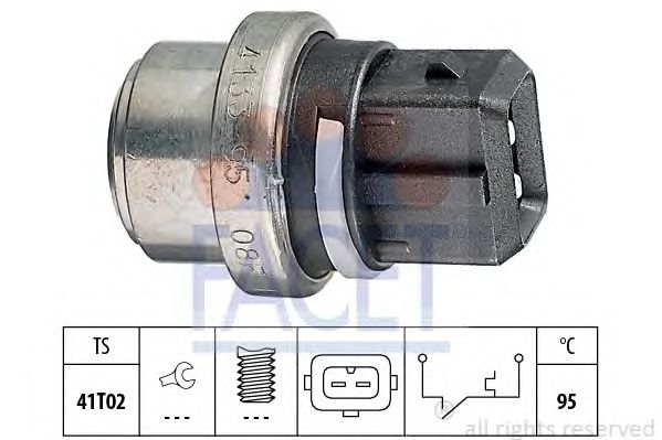 Comutator temperatura, racire VW T4 2,4D-2,8V6 95-