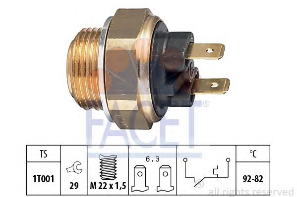 Comutator temperatura, ventilator radiator