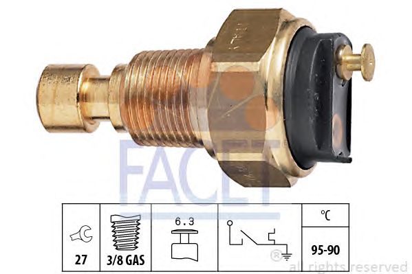 Comutator temperatura, ventilator radiator