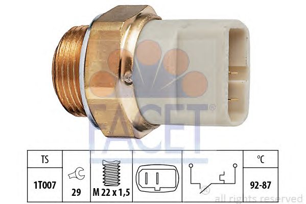 Comutator temperatura, ventilator radiator