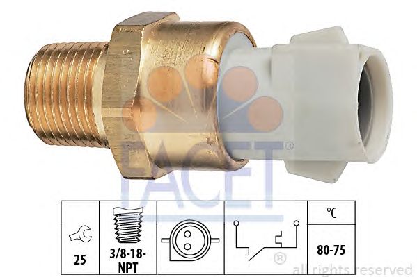 Comutator temperatura, ventilator radiator