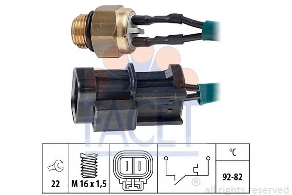 Comutator temperatura, ventilator radiator