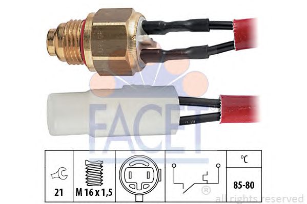 Comutator temperatura, ventilator radiator