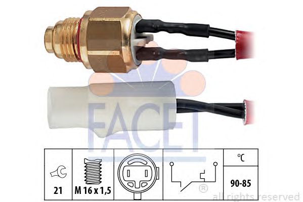 Comutator temperatura, ventilator radiator