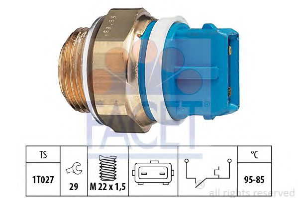 Comutator temperatura, ventilator radiator