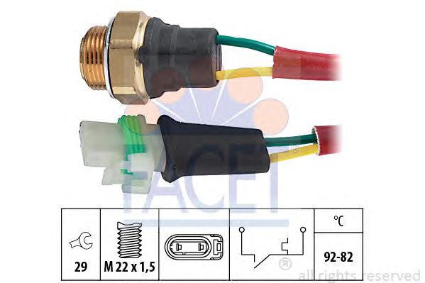 Comutator temperatura, ventilator radiator RENAULT ESPACE/MASTER /TRAFIC