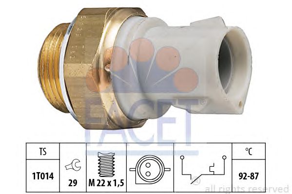 Comutator temperatura, ventilator radiator