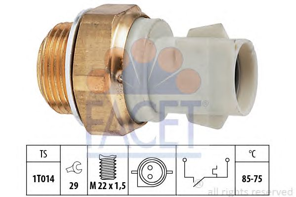 Comutator temperatura, ventilator radiator