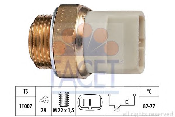 Comutator temperatura, ventilator radiator