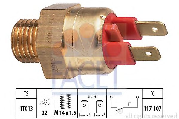 Comutator temperatura, ventilator radiator