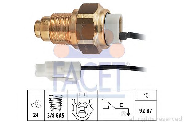 Comutator temperatura, ventilator radiator