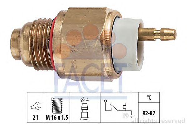 Comutator temperatura, ventilator radiator