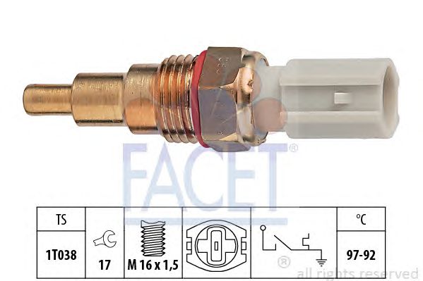 Comutator temperatura, ventilator radiator MAZDA 626 2,0D -91