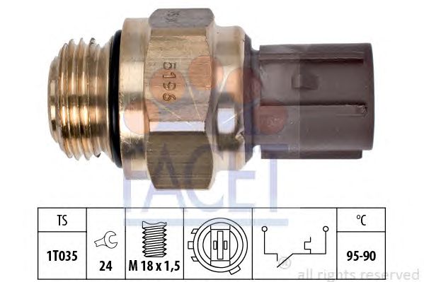 Comutator temperatura, ventilator radiator