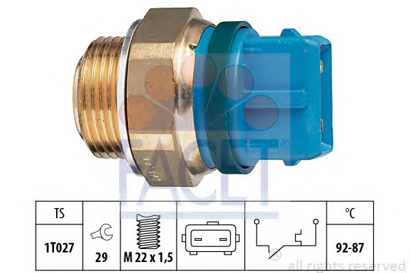 Comutator temperatura, ventilator radiator CITROEN ZX DIESEL 91- 92-