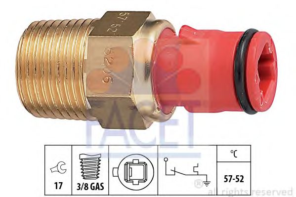 Comutator temperatura, ventilator radiator