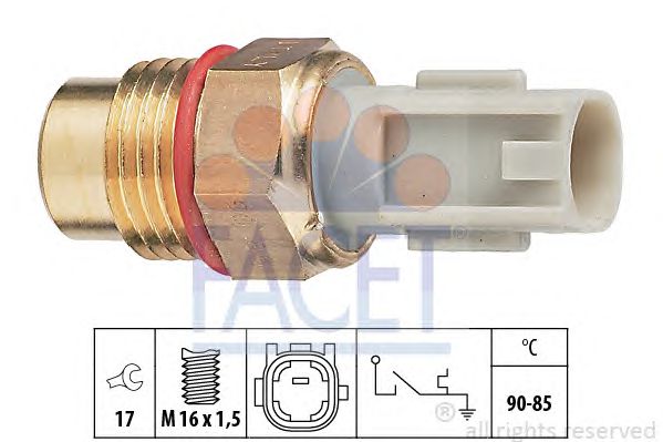 Comutator temperatura, ventilator radiator