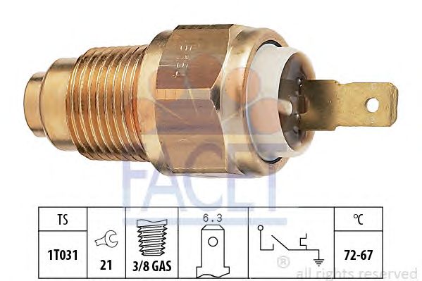 Comutator temperatura, ventilator radiator