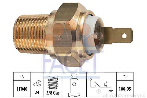 Comutator temperatura, ventilator radiator