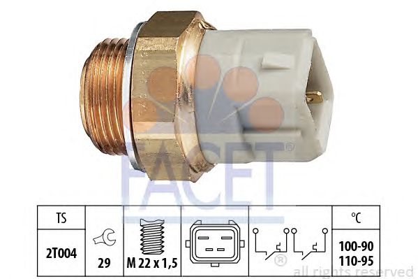 Comutator temperatura, ventilator radiator FORD CVH 89- 110-95/100-9