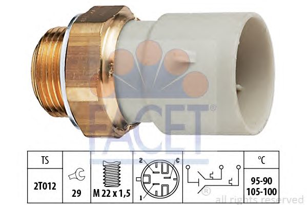 Comutator temperatura, ventilator radiator