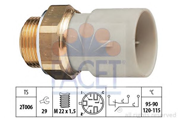 Comutator temperatura, ventilator radiator